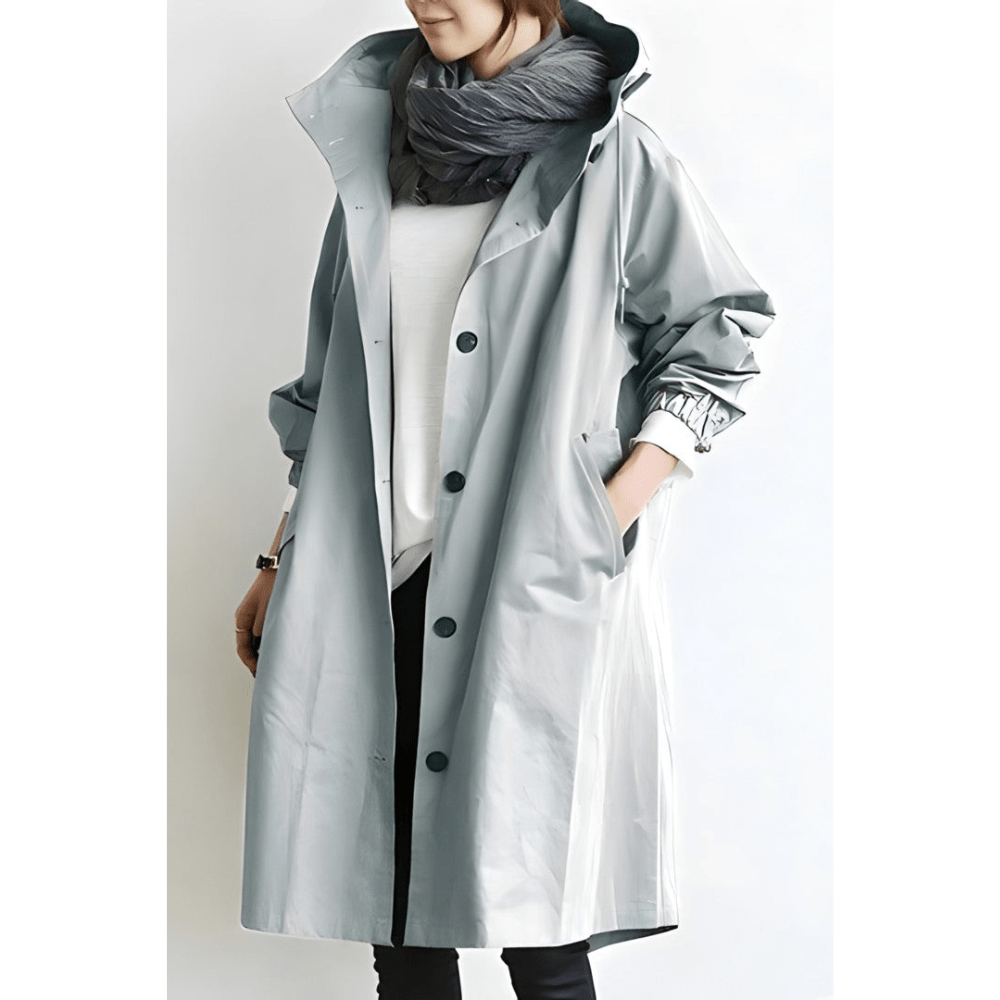 Damen Leichter Jacke mit Kapuze Winter