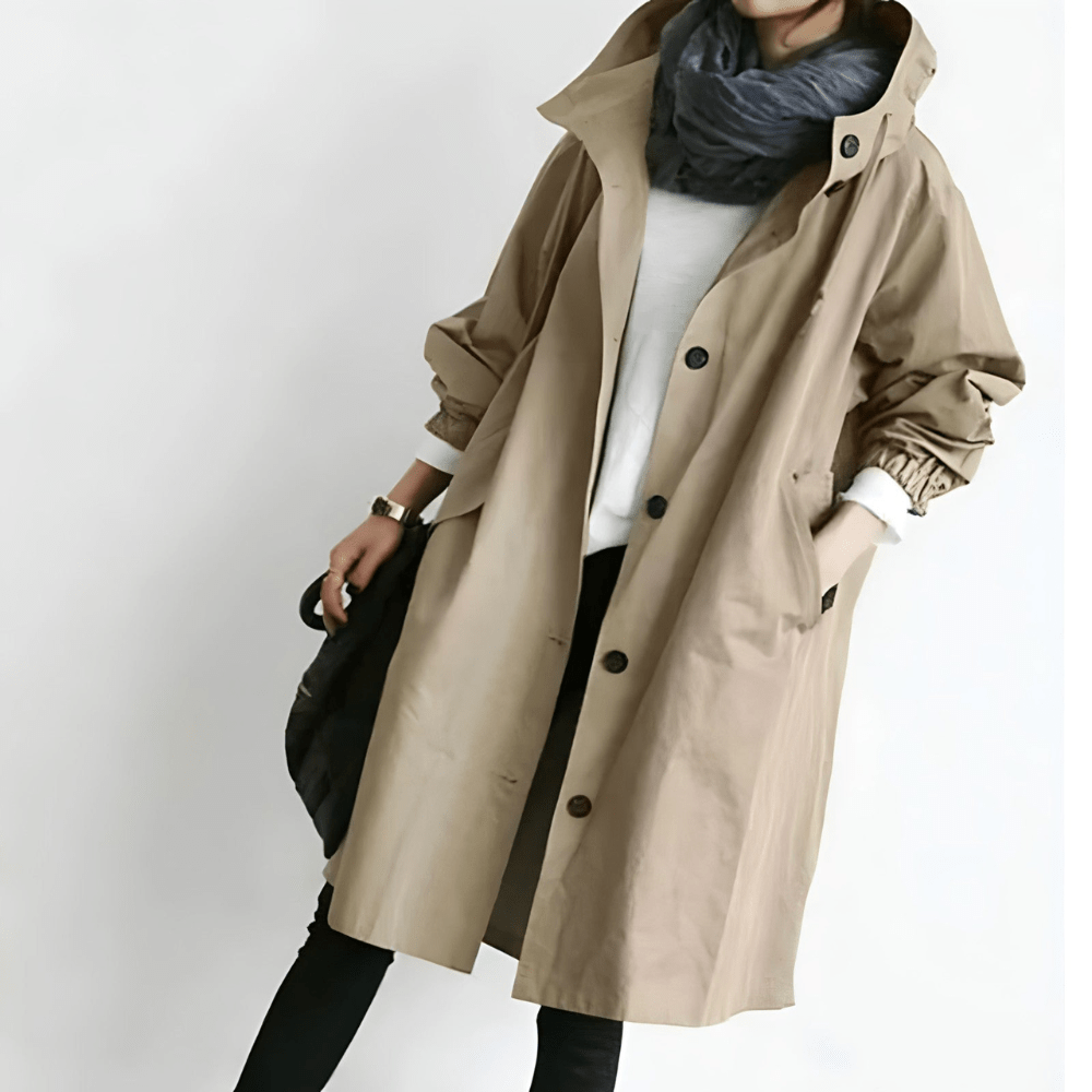 Damen Leichter Jacke mit Kapuze Winter