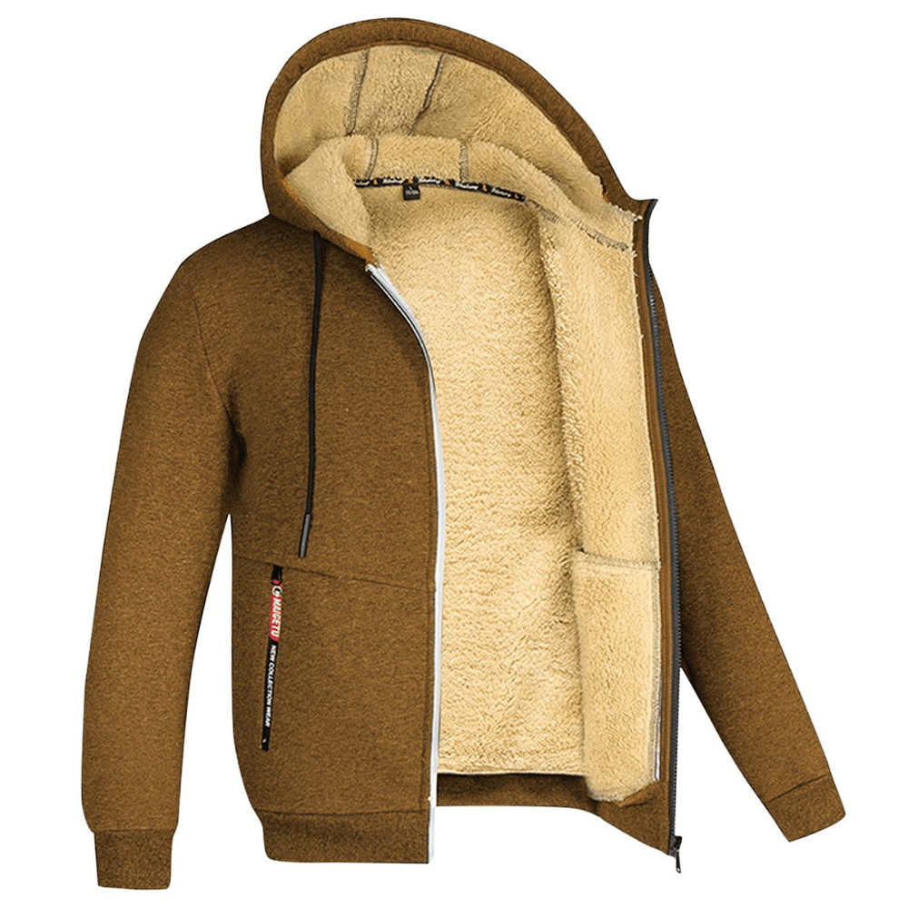 Herren Gefütterter Hoodie Warm