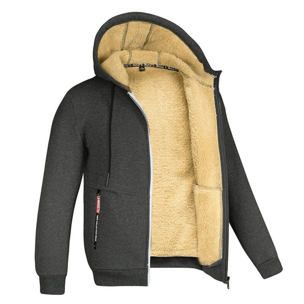 Herren Gefütterter Hoodie Warm