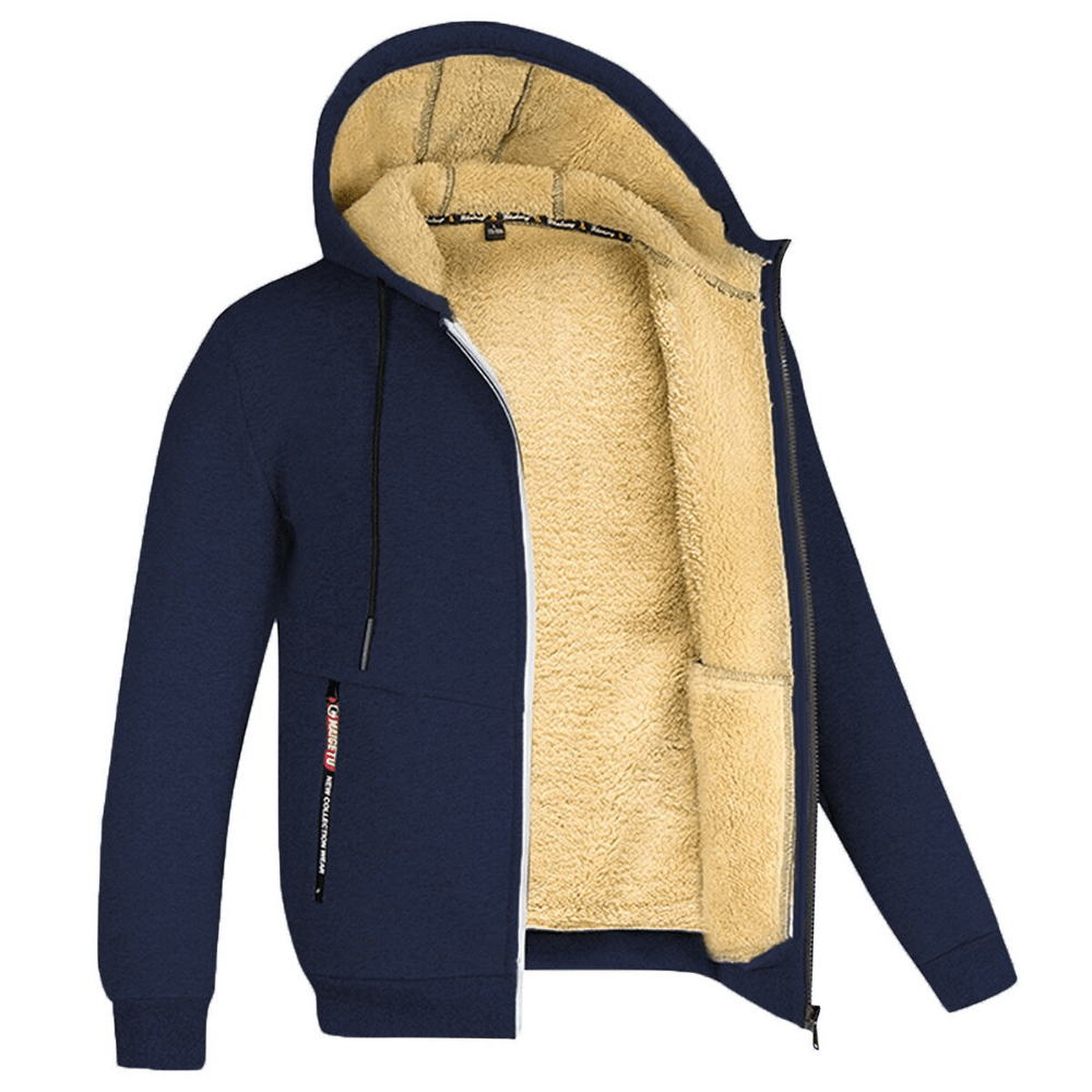 Herren Gefütterter Hoodie Warm