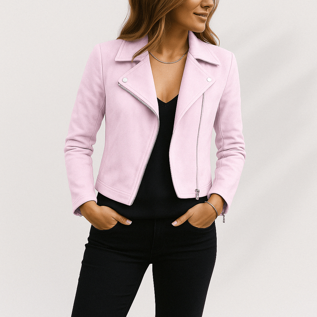 Damen Biker Jacke Warme