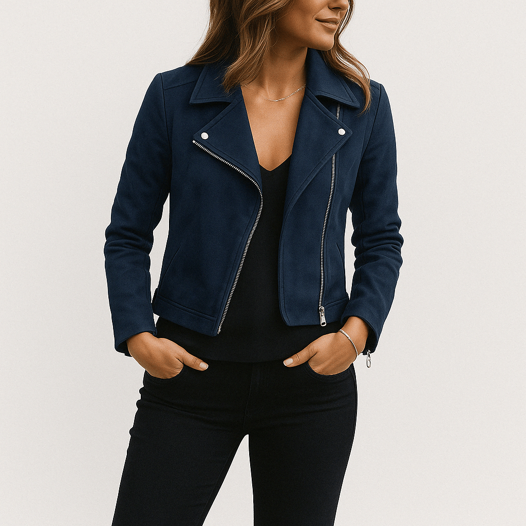 Damen Biker Jacke Warme