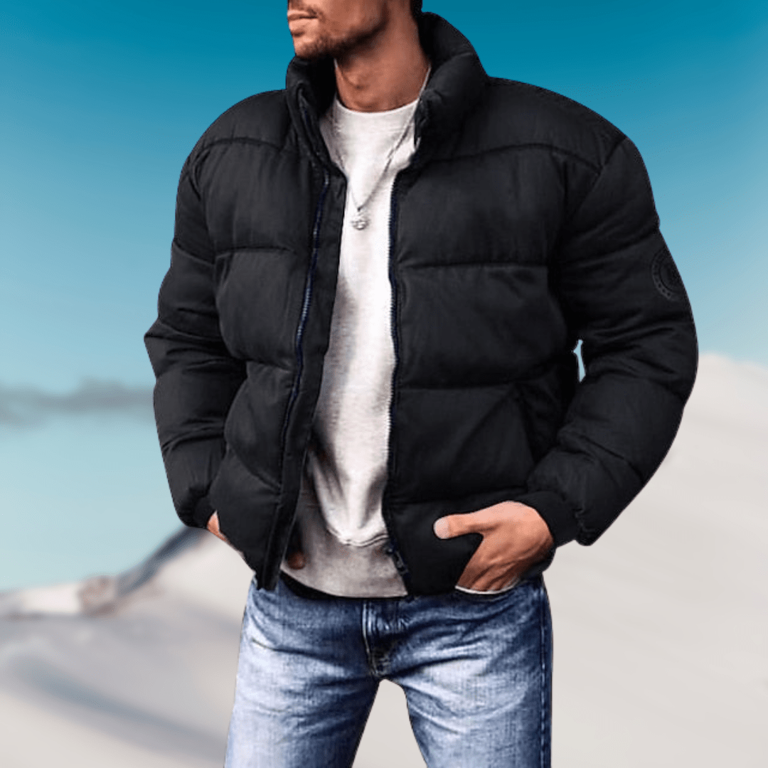 Herren Puffer Jacke Winter