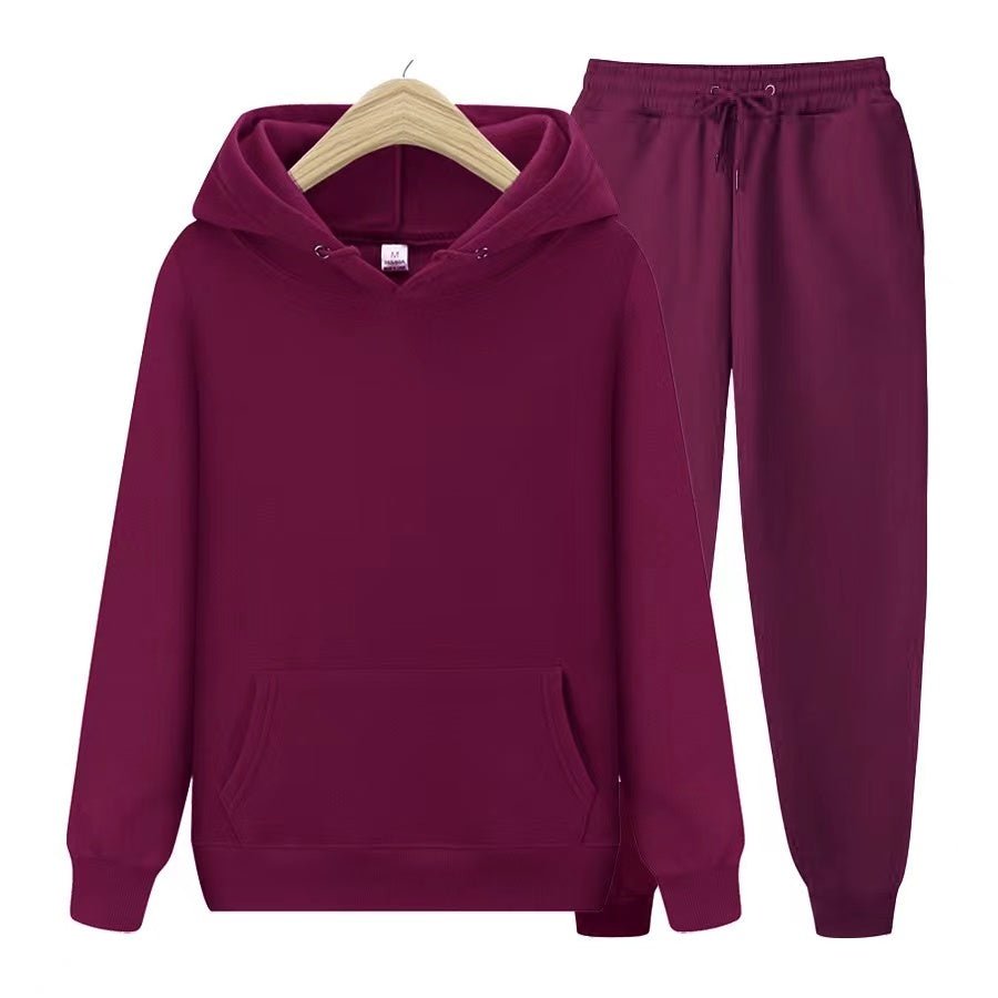 Unisex Set aus Hoodie und Jogginghose Bequem