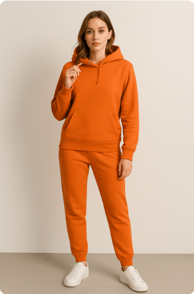 Unisex Set aus Hoodie und Jogginghose Bequem