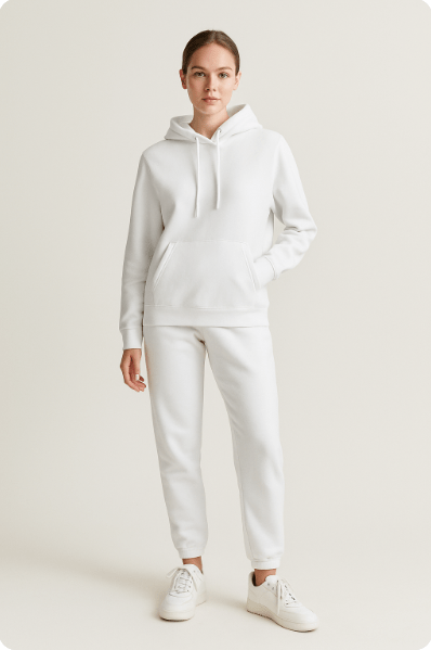 Unisex Set aus Hoodie und Jogginghose Bequem