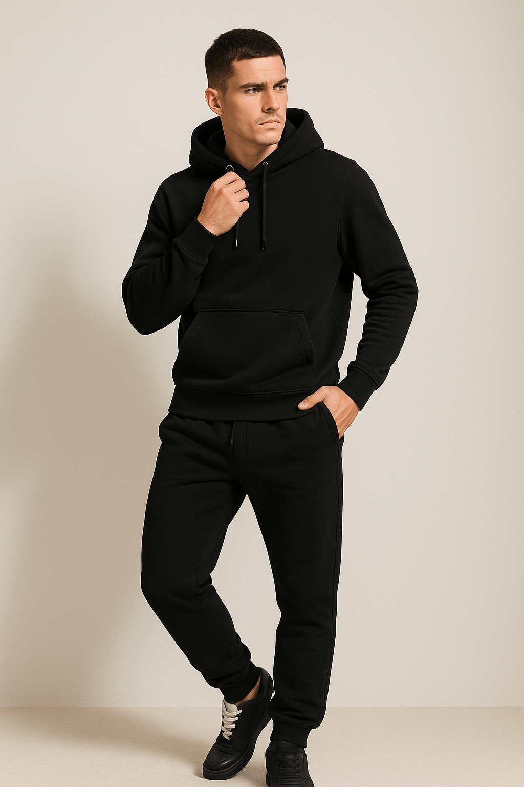 Unisex Set aus Hoodie und Jogginghose Bequem