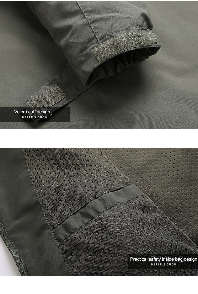Herren Outdoor-Jacke mit Kapuze Winter