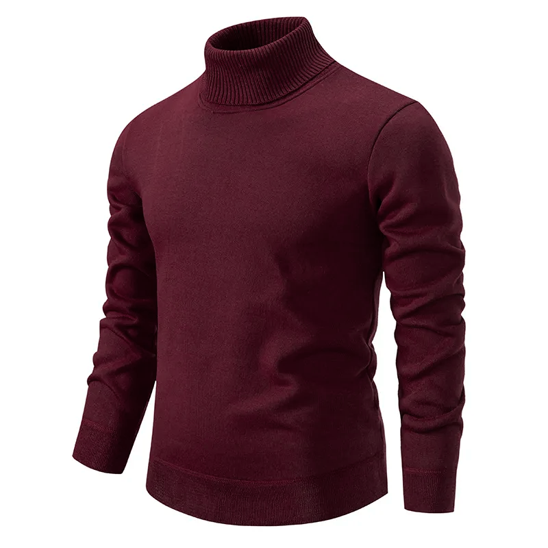 Herren Weiches Rollkragenpullover Warm