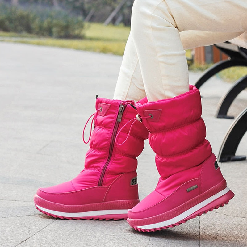 Damen Winterschuhe Kuschelige