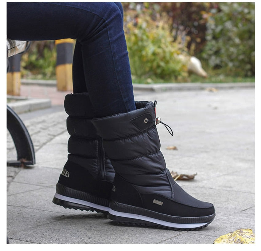 Damen Winterschuhe Kuschelige