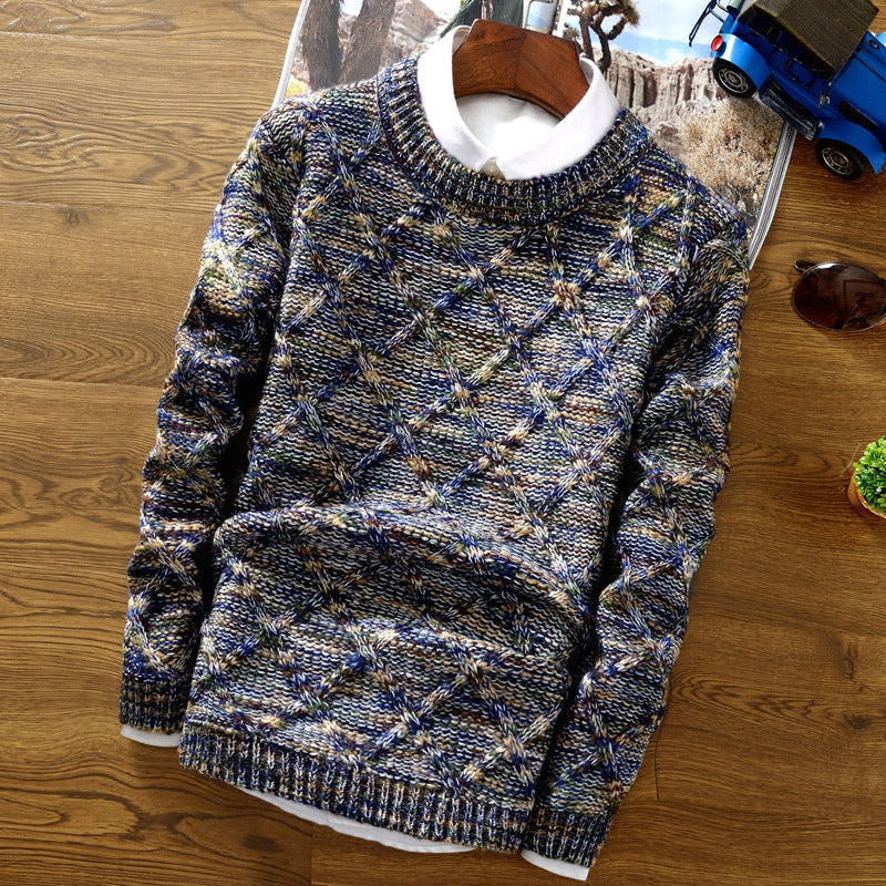Herren Weicher Pullover Langarm