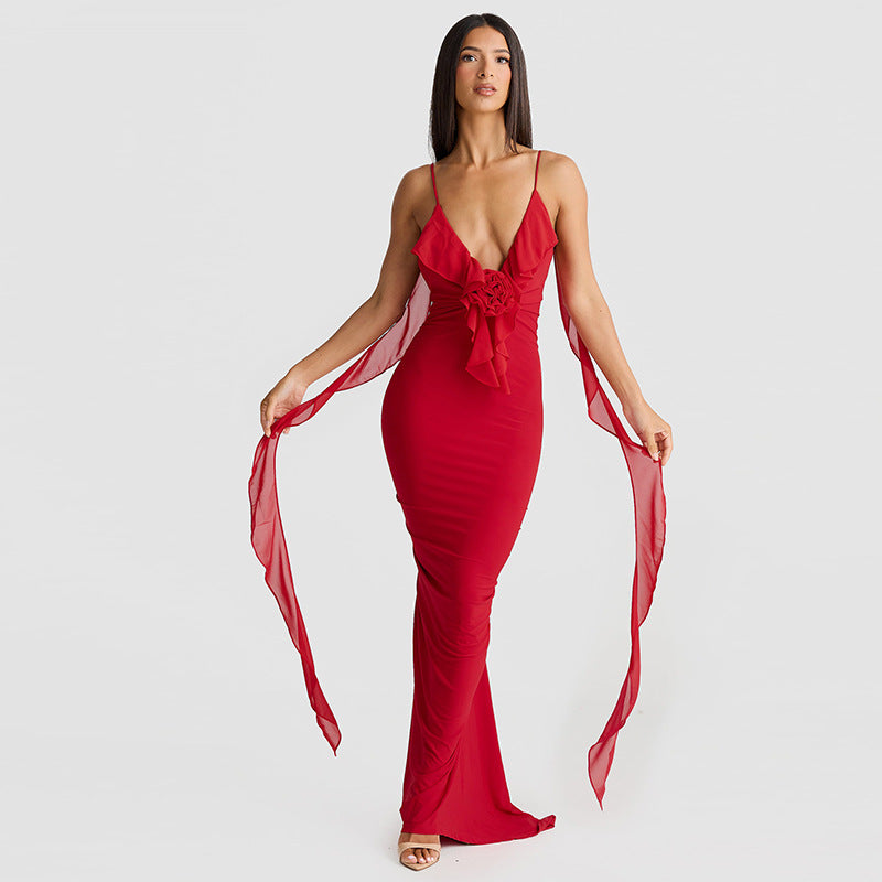 Alora – Damen Hängekleid Maxi