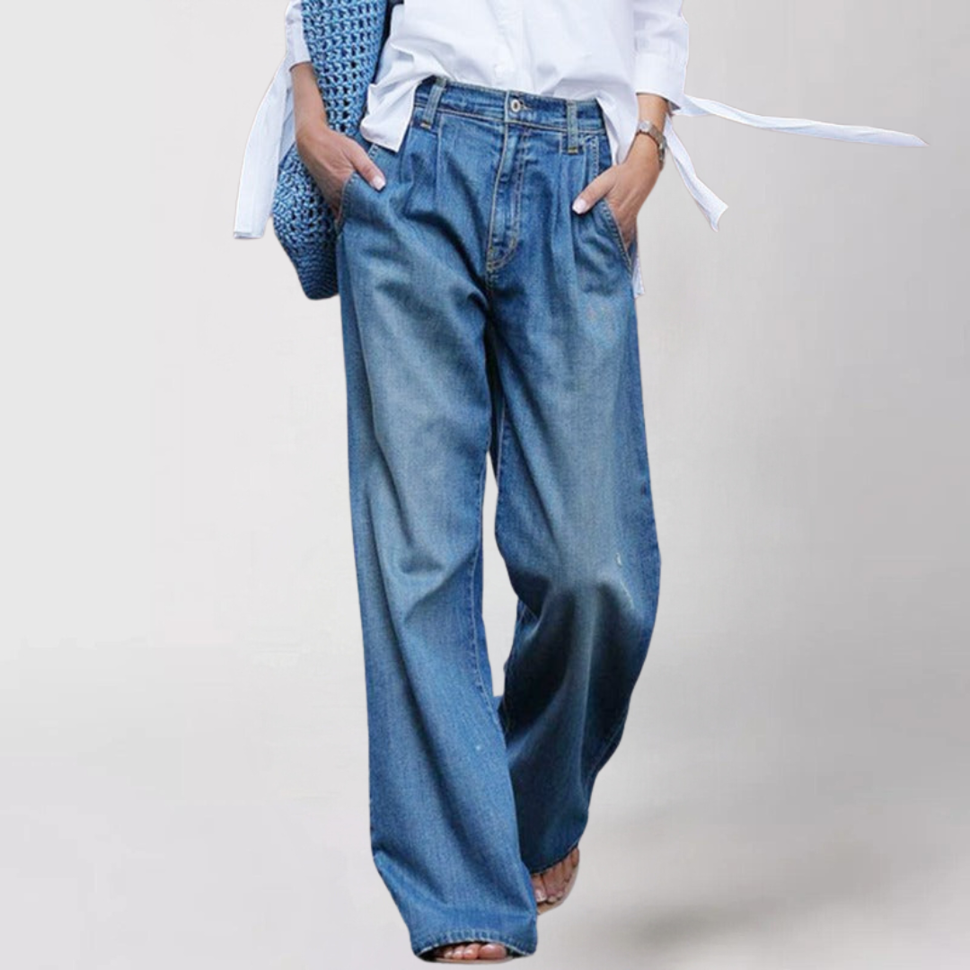 Corinne - Komfortable Weit geschnittene Damen Jeans