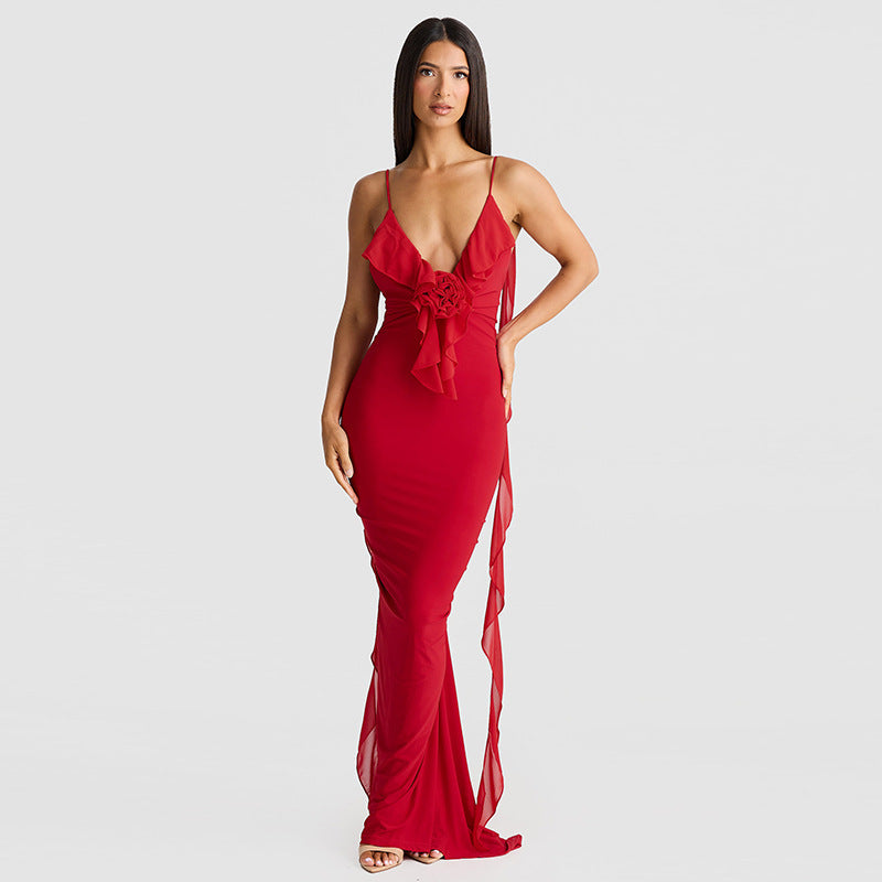 Alora – Damen Hängekleid Maxi