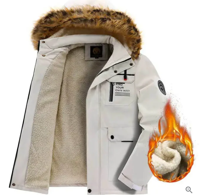 Herren Hochwertige Winterjacke Wasserdicht