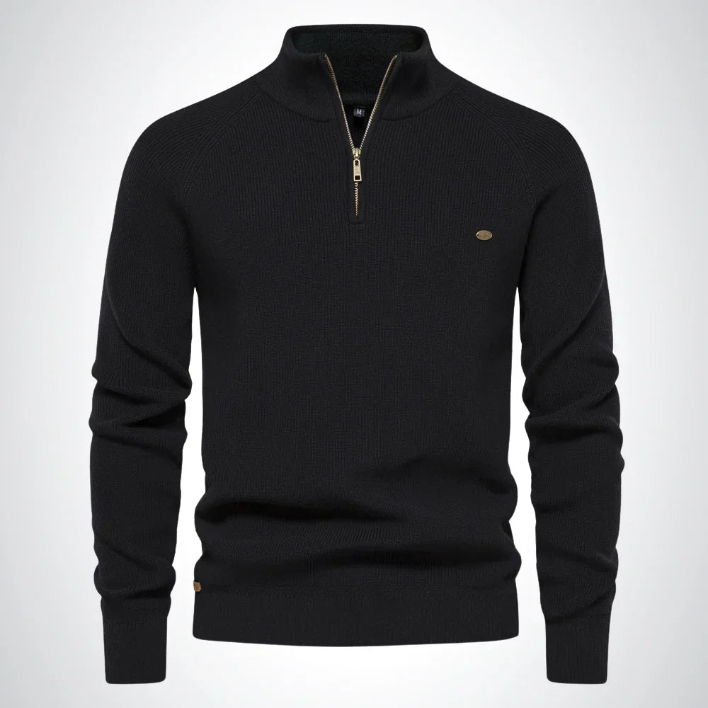 Herren Pullover mit Reißverschluss Warm