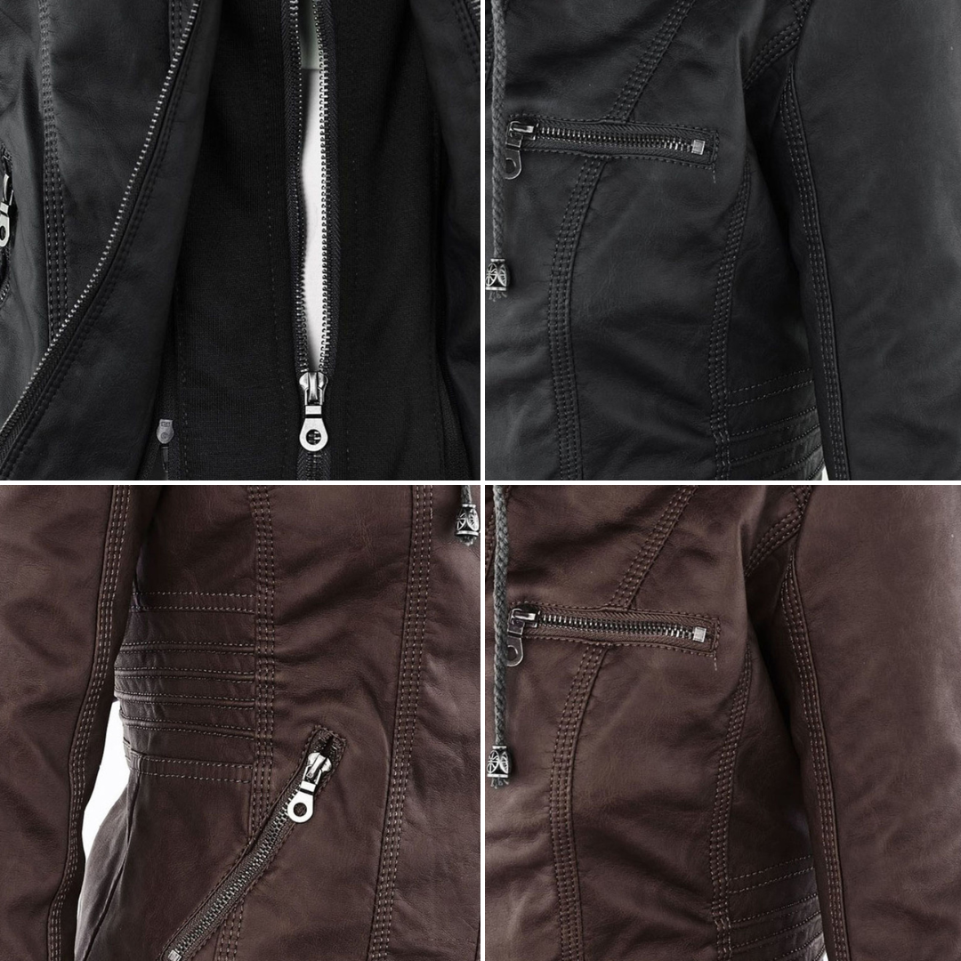 Damen Jacke mit Kapuze Wasserdicht