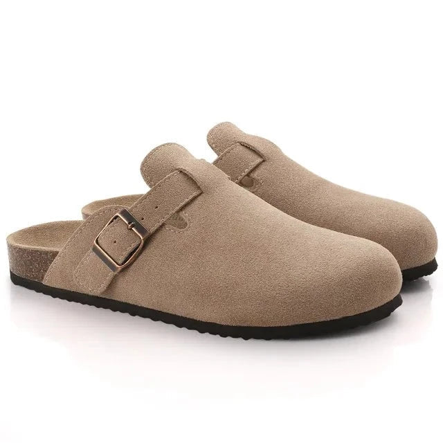 Herren Suede Slipper Bequem