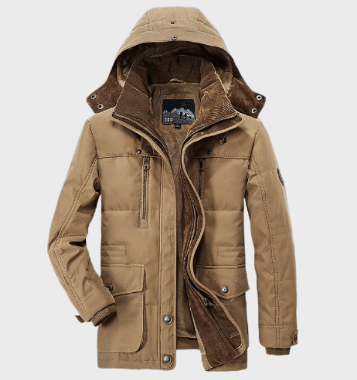 Herren Warme Winterjacke Wasserdicht