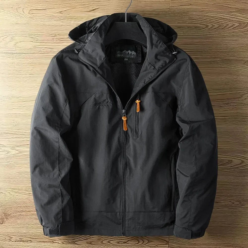 Herren Wasserdicht Outdoorjacke Atmungsaktiv