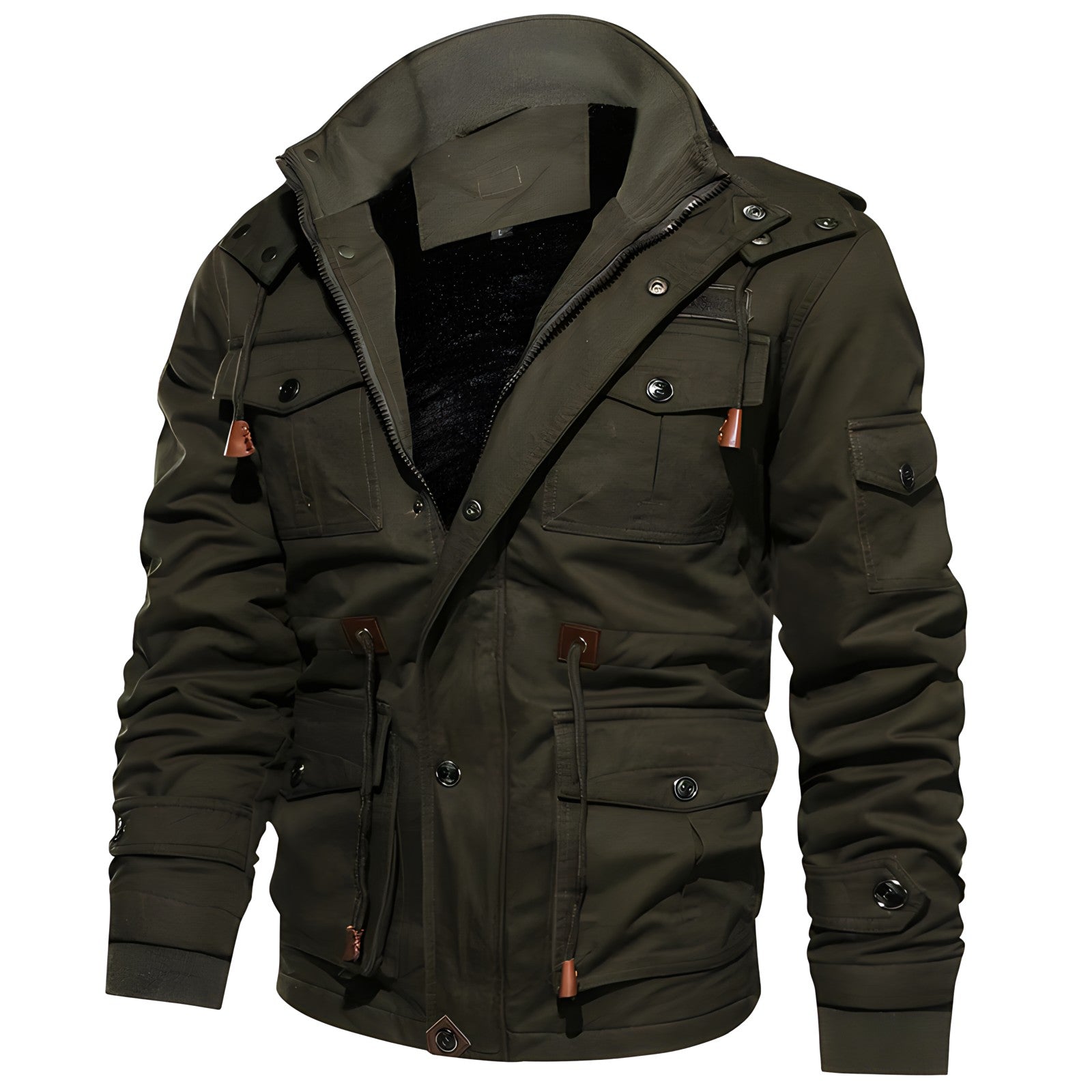 Herren Militärjacke mit mehreren Taschen Tactical