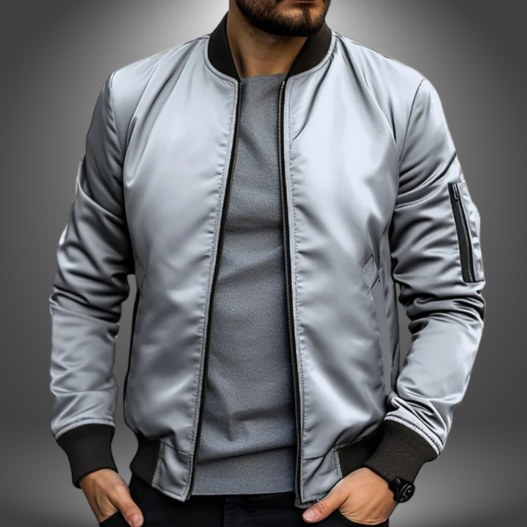 Herren Handgefertigte Übergangsjacke Leichte