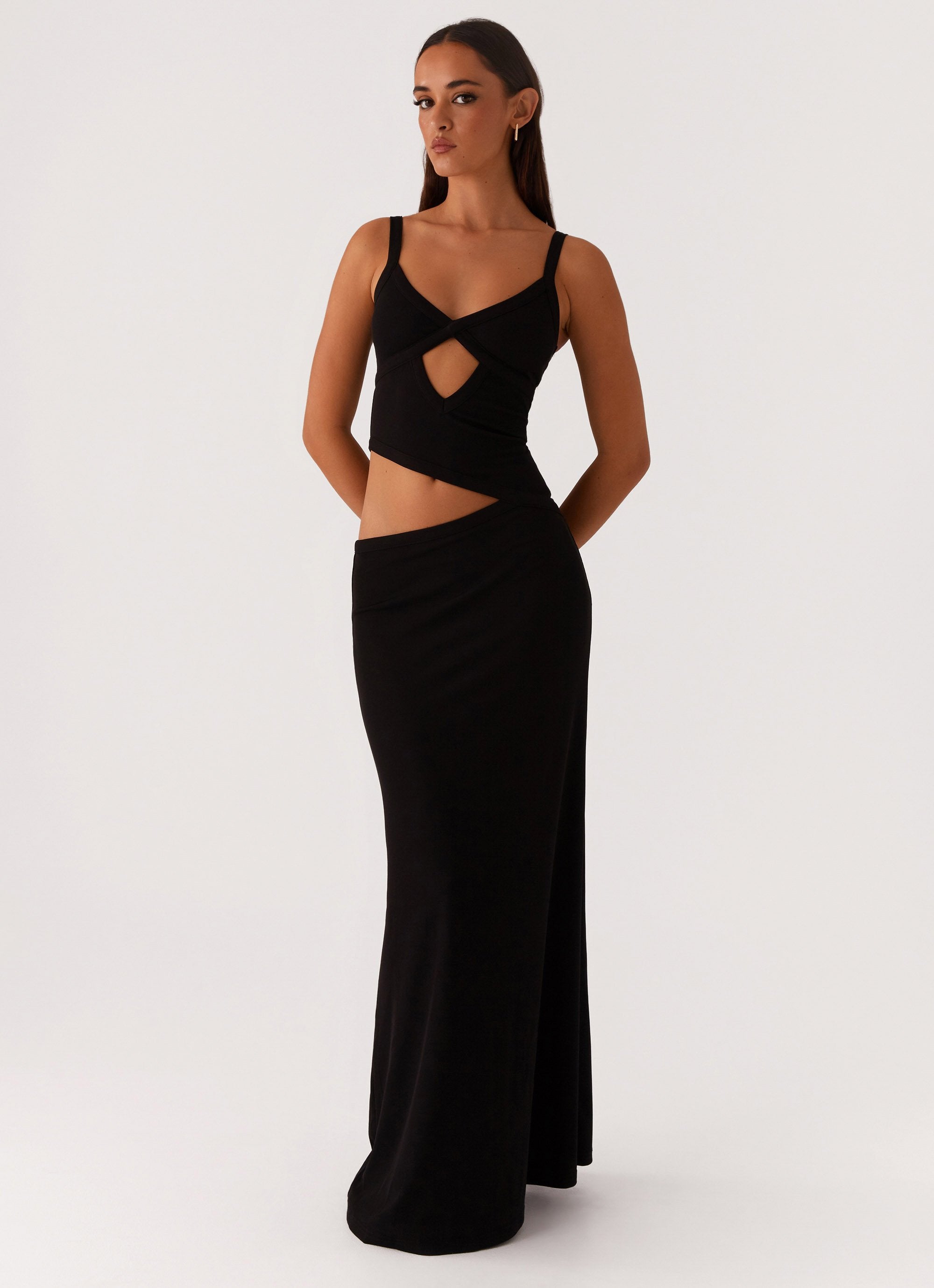 Kylia - Damen Schickes Maxikleid Maxi