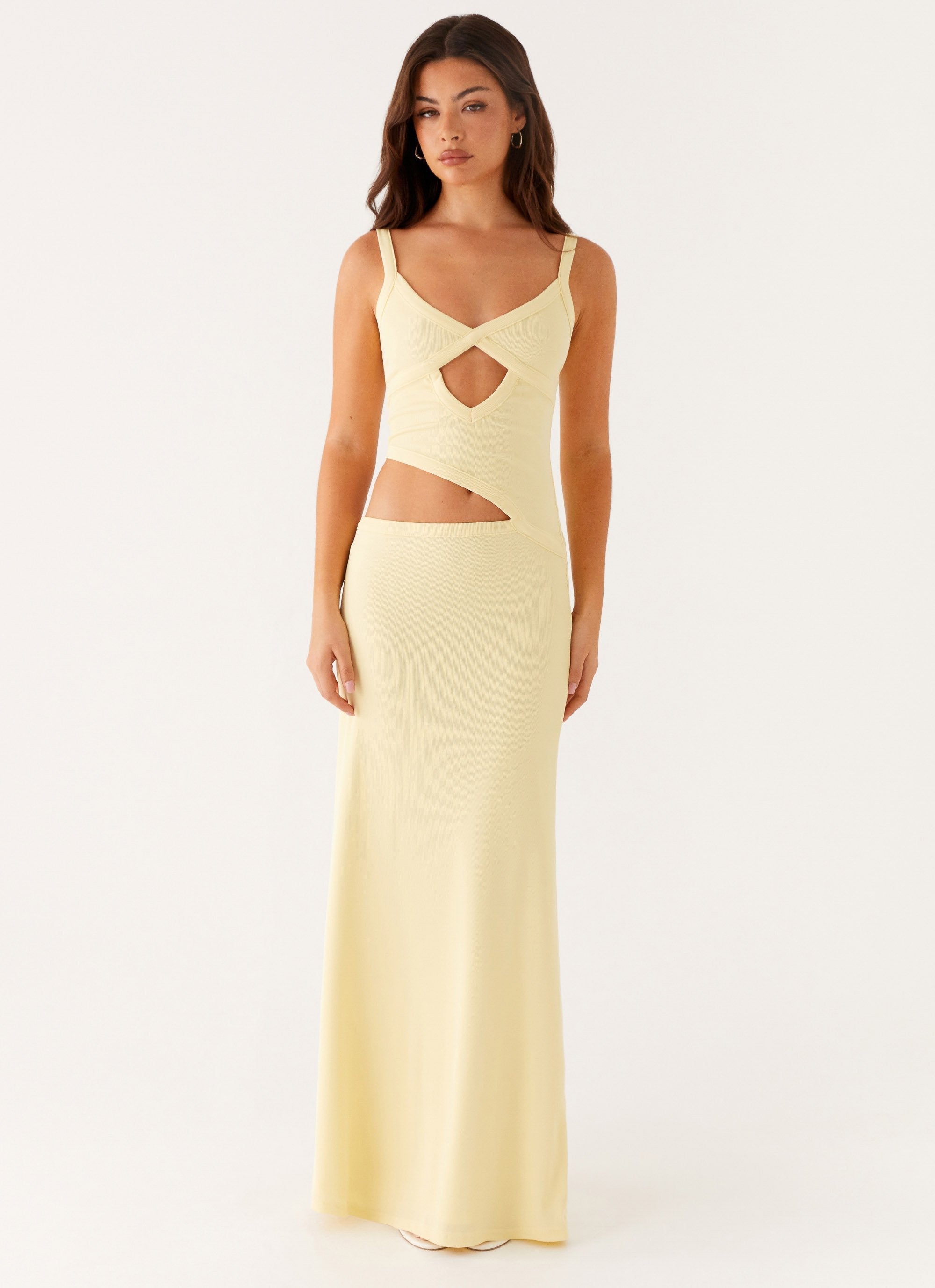 Kylia - Damen Schickes Maxikleid Maxi