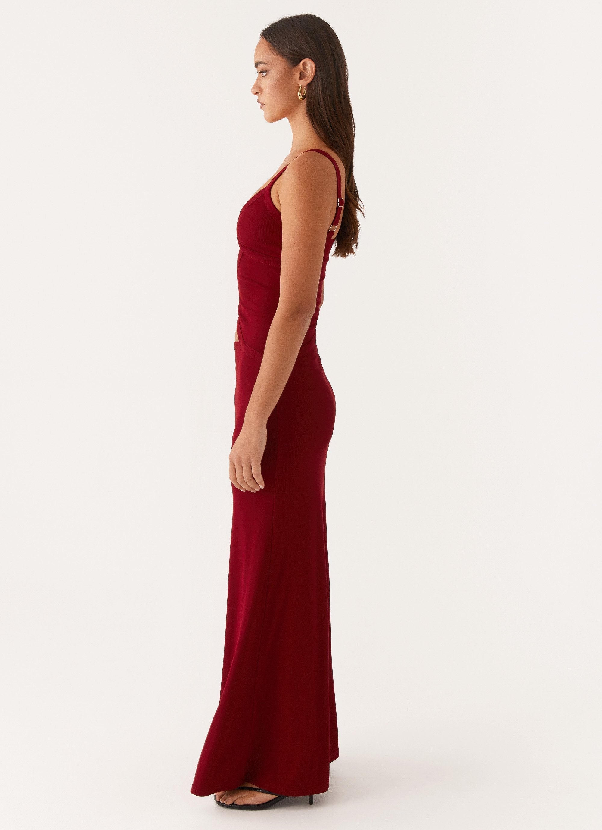 Kylia - Damen Schickes Maxikleid Maxi