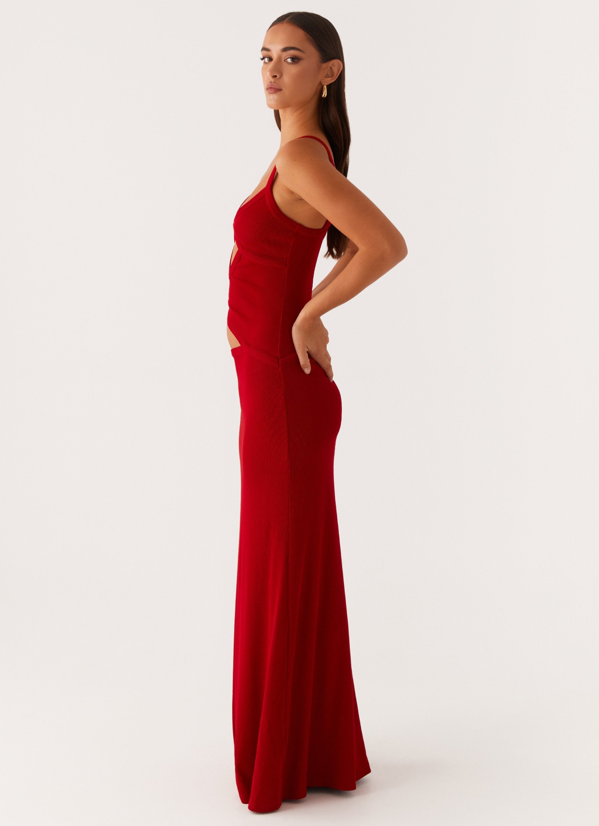 Kylia - Damen Schickes Maxikleid Maxi