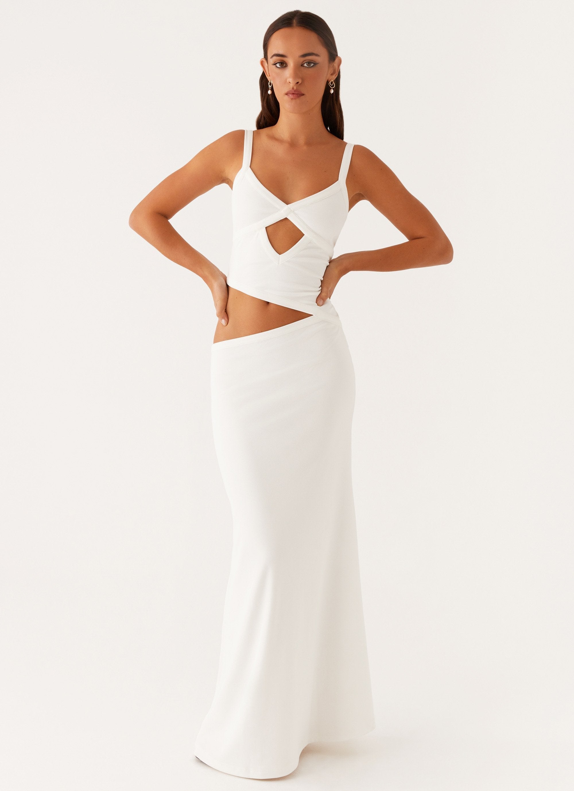 Kylia - Damen Schickes Maxikleid Maxi