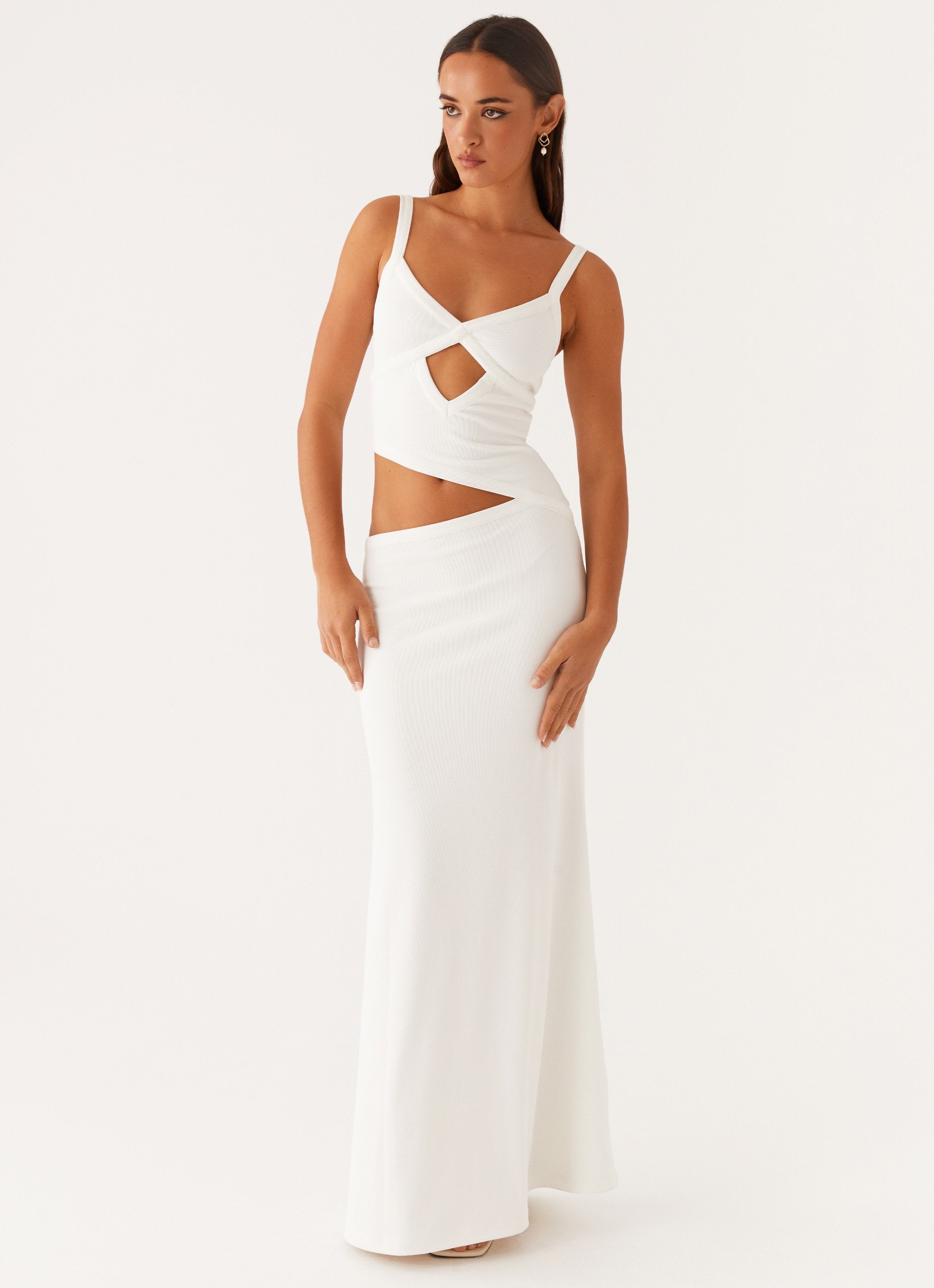 Kylia - Damen Schickes Maxikleid Maxi