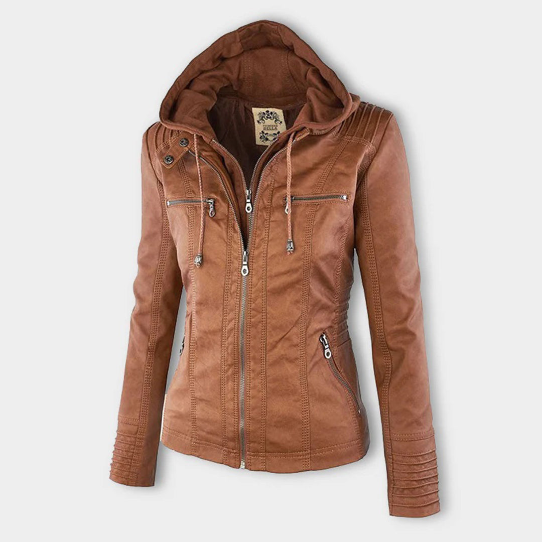 Damen Jacke mit Kapuze Wasserdicht