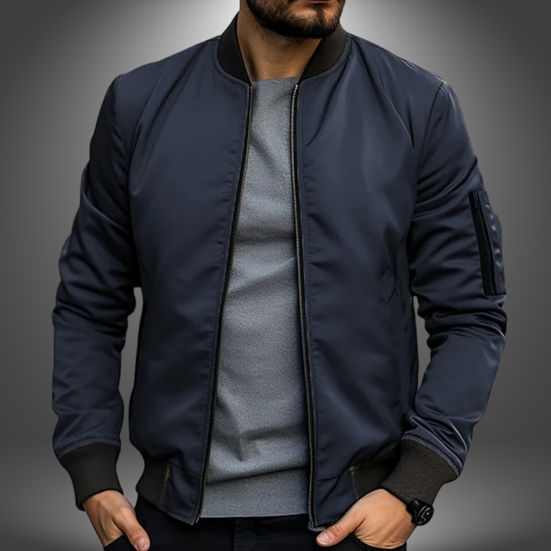 Herren Handgefertigte Übergangsjacke Leichte