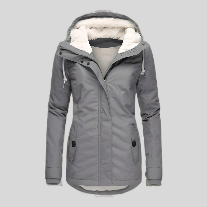 Unisex Wasserdichte Winterjacke Mit Kapuze Lange