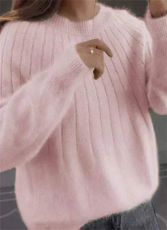 Damen Hochwertiger Pullover Rollkragen