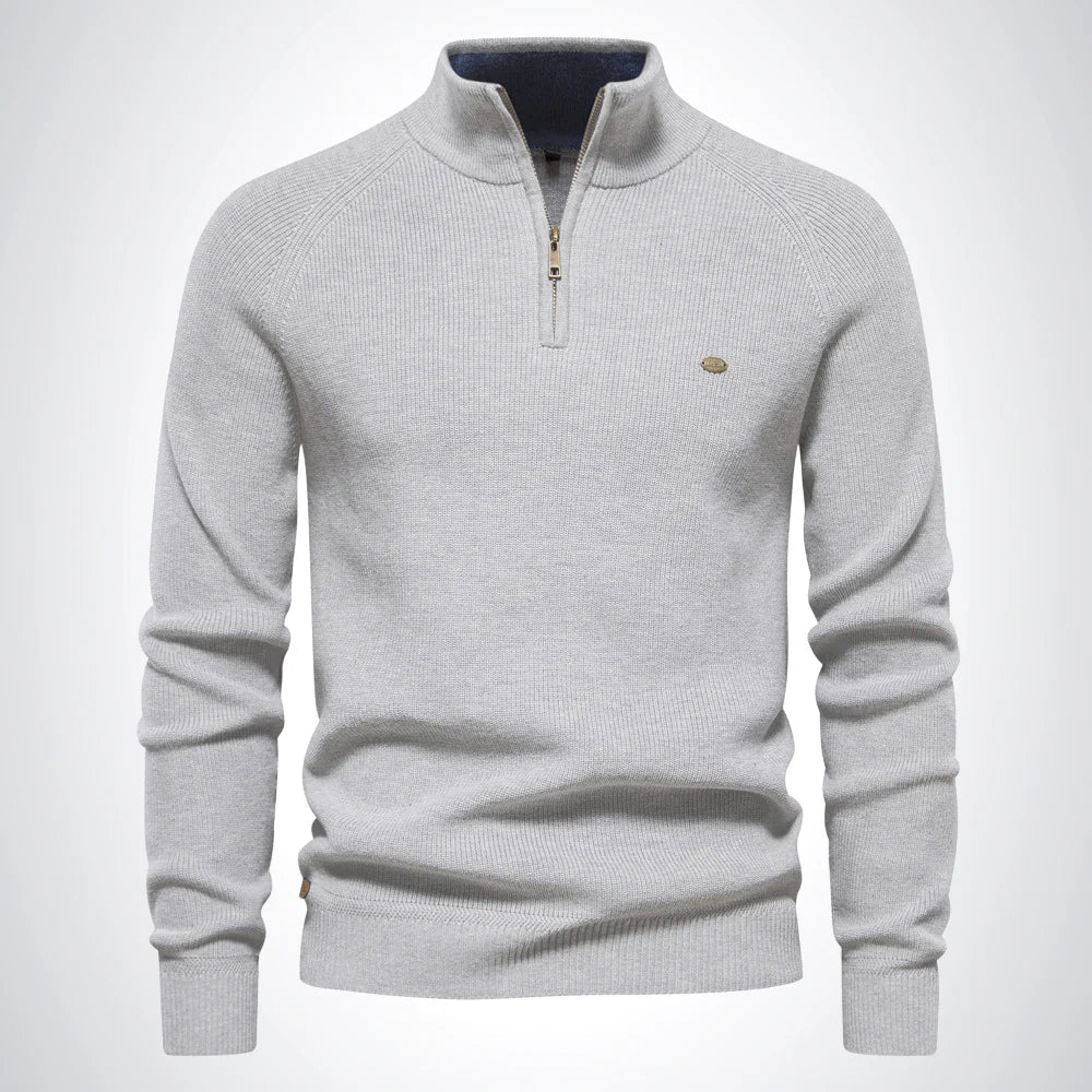 Herren Pullover mit Reißverschluss Warm