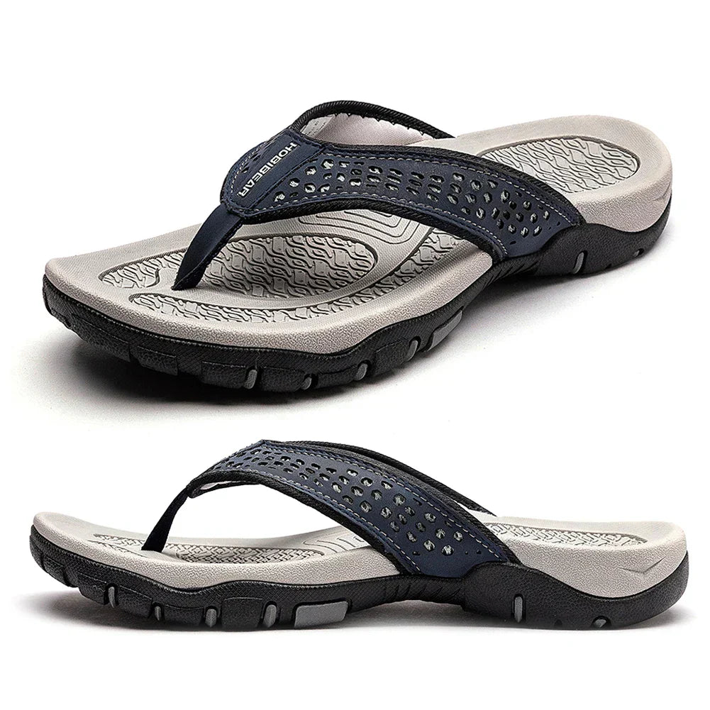 Emmett - Ergonomische Herren Slipper, bequem und stützend