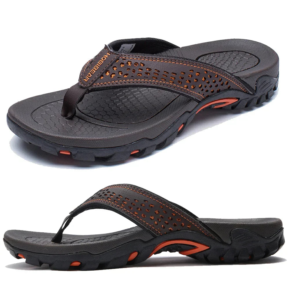Emmett - Ergonomische Herren Slipper, bequem und stützend