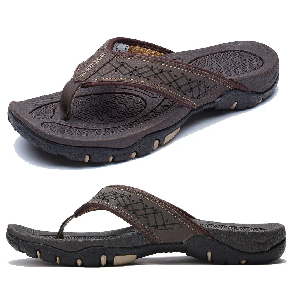 Emmett - Ergonomische Herren Slipper, bequem und stützend