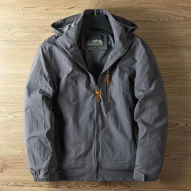Herren Wasserdicht Outdoorjacke Atmungsaktiv