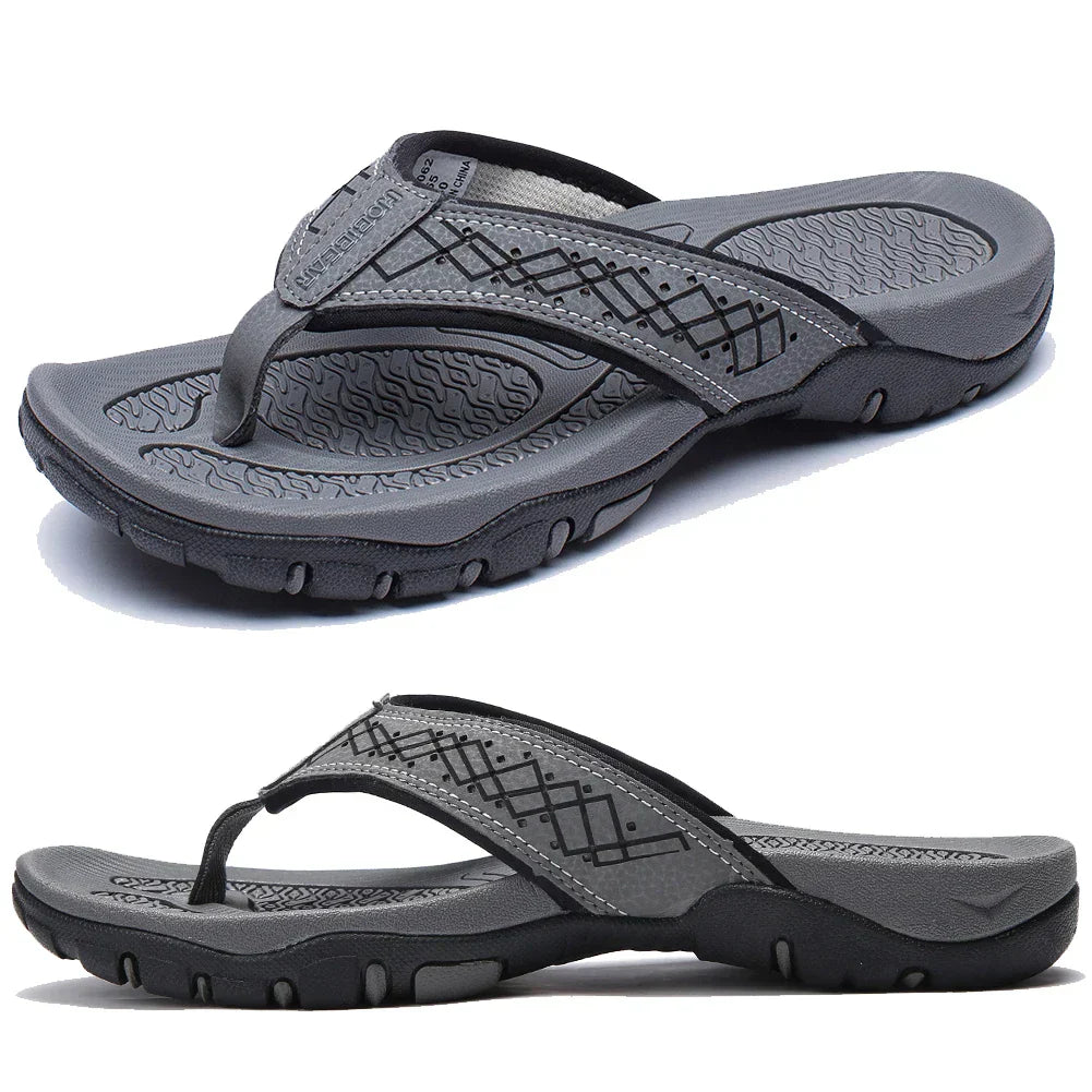 Emmett - Ergonomische Herren Slipper, bequem und stützend