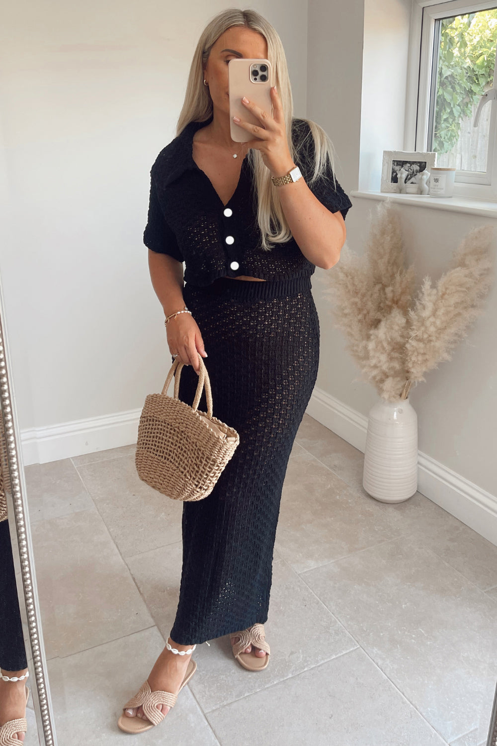 Zyell - Damen Stilvolles Häkelset Elegant