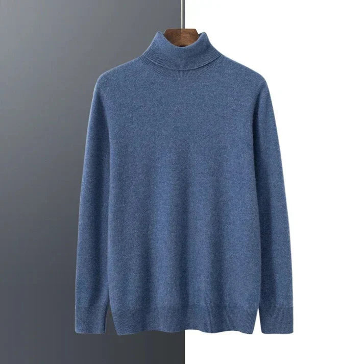 Herren Hochwertiger Pullover Rollkragen