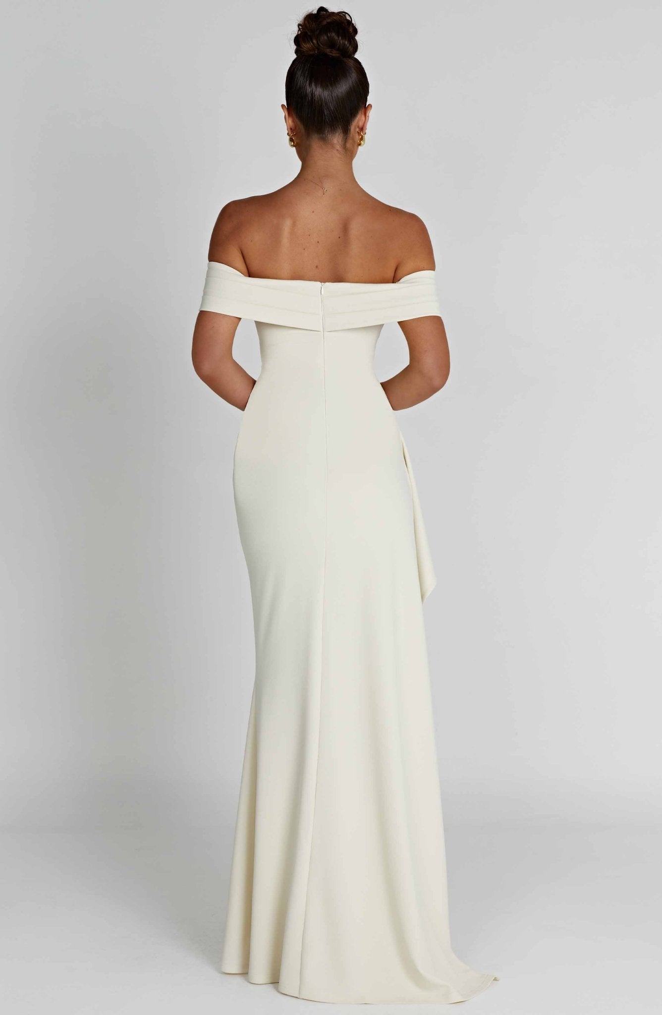 Alice | Langes Kleid mit Schlitz Schultern Frei