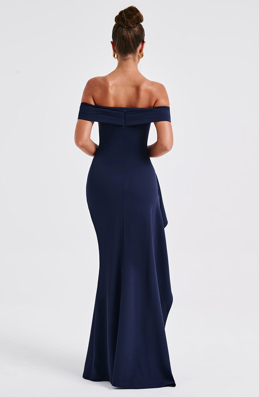 Alice | Langes Kleid mit Schlitz Schultern Frei