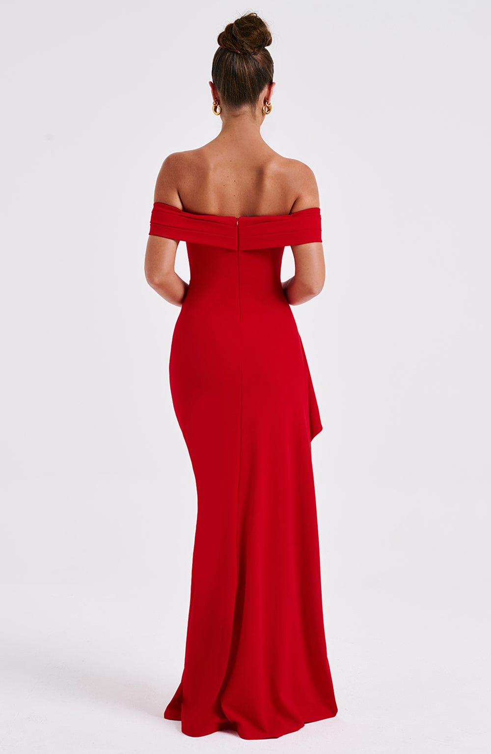 Alice | Langes Kleid mit Schlitz Schultern Frei