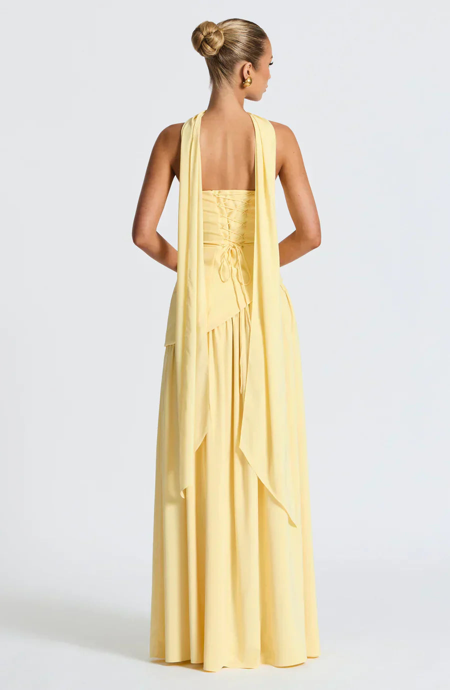 Micah | Elegantes Langes Kleid mit Schlitz